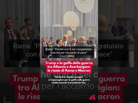 Albania-Azerbaigian: le risate alla gaffe di Trump