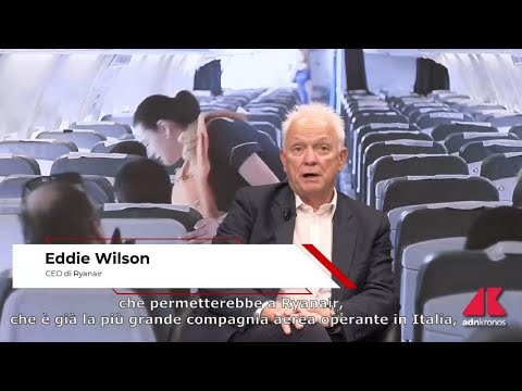 Eddie Wilson (Ryanair): “Ita? Andrà avanti zoppicando. Con il governo italiano rapporti buoni”