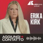Erika Kirk, vedova con un grido di battaglia – Aggiungi contatto podcast, Adnkronos