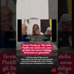 Greta Thunberg: “Noi della Flotilla non siamo eroi, sono gli Stati che devono fermare un genocidio”