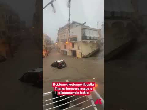 Il ciclone d’autunno flagella l’Italia: bomba d’acqua e allagamenti a Ischia