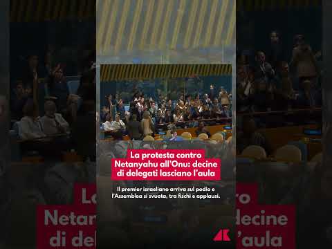 La protesta contro Netanyahu all’Onu