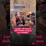 Landini: “Gli attivisti della Flotilla meritano una medaglia”