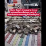 Miami Beach rimuove le strisce pedonali arcobaleno perché “contengono un messaggio ideologico”