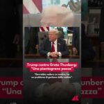 Trump contro Greta Thunberg: “Una piantagrane pazza”