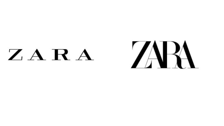 Zara, cambio silenzioso di logo