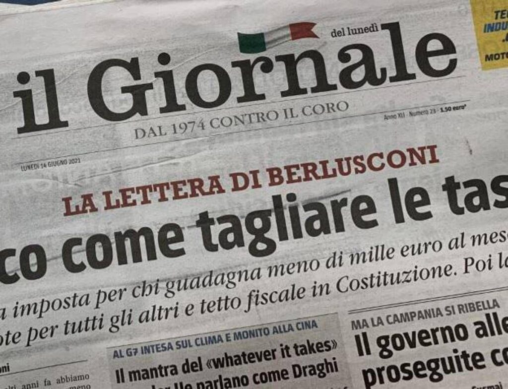Editoria Italia acquista ulteriore 25% de Il Giornale e rafforza controllo