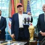 Trump e la foto con Putin: “Vuole venire in Usa per Mondiali di calcio”