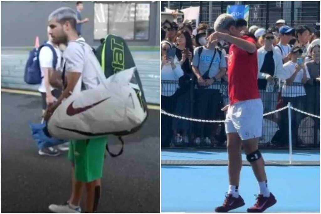 Alcaraz, infortunio superato? Carlos si allena a Tokyo