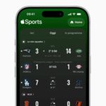 Apple Sports arriva in Italia: risultati in tempo reale su calcio e non solo
