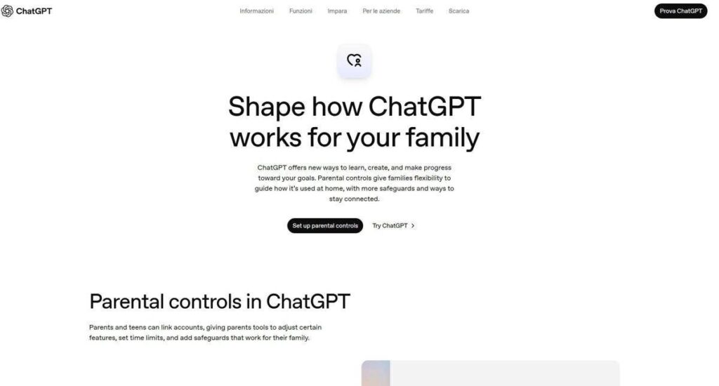 ChatGPT: nuovi controlli parentali per sicurezza AI adolescenti