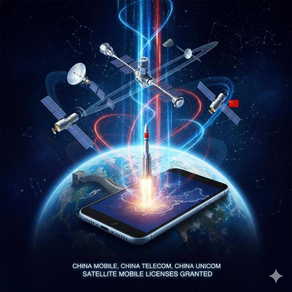 Cina: tutte le Major Telecom ottengono la licenza per il servizio mobile satellitare