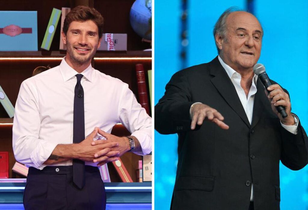 Gerry Scotti e Stefano De Martino, l’abbraccio e l’appello: “Fateci finire alle 21.30”