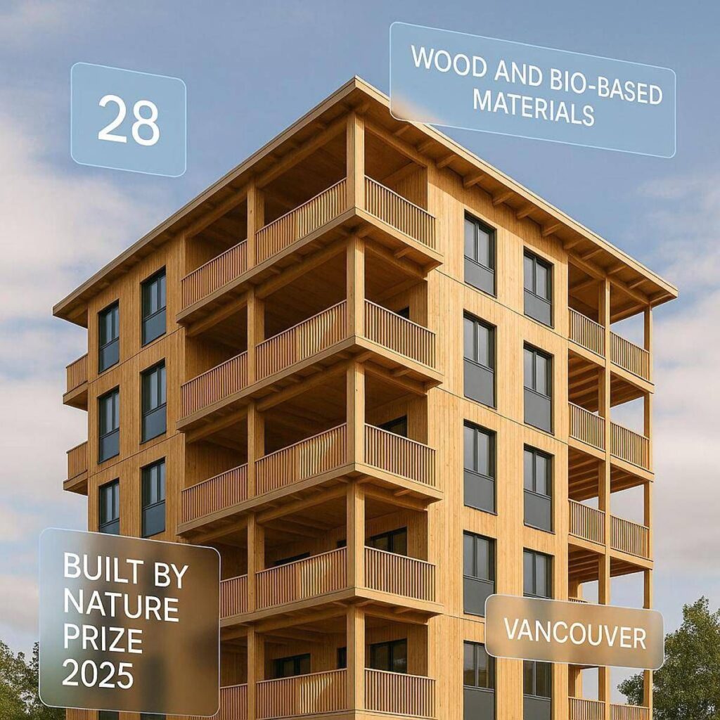 Il futuro è in legno: 28 progetti globali selezionati per il Built by Nature Prize 2025