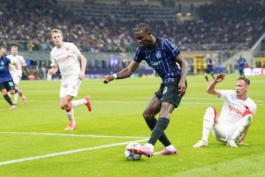 Inter, contro lo Slavia si ferma Thuram: cos’è successo in Champions