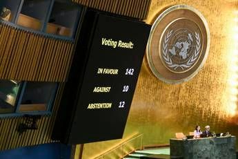 Israele-Palestina, Assemblea generale Onu approva la soluzione a due Stati senza Hamas