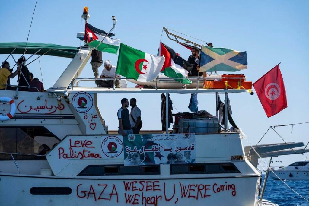 La Global Sumud Flotilla naviga verso Gaza, dalla Bbc a Wafa: la vicenda sulla stampa estera