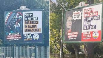 Lega rilancia i nuovi manifesti per il dl sicurezza: dopo l’Ia, ecco Salis e le ‘scippatrici vere’