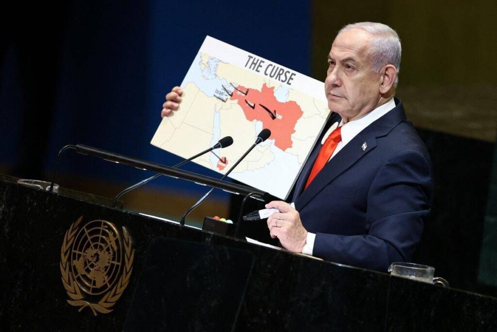 Netanyahu all’Onu: applausi, fischi e molte delegazioni via dall’aula