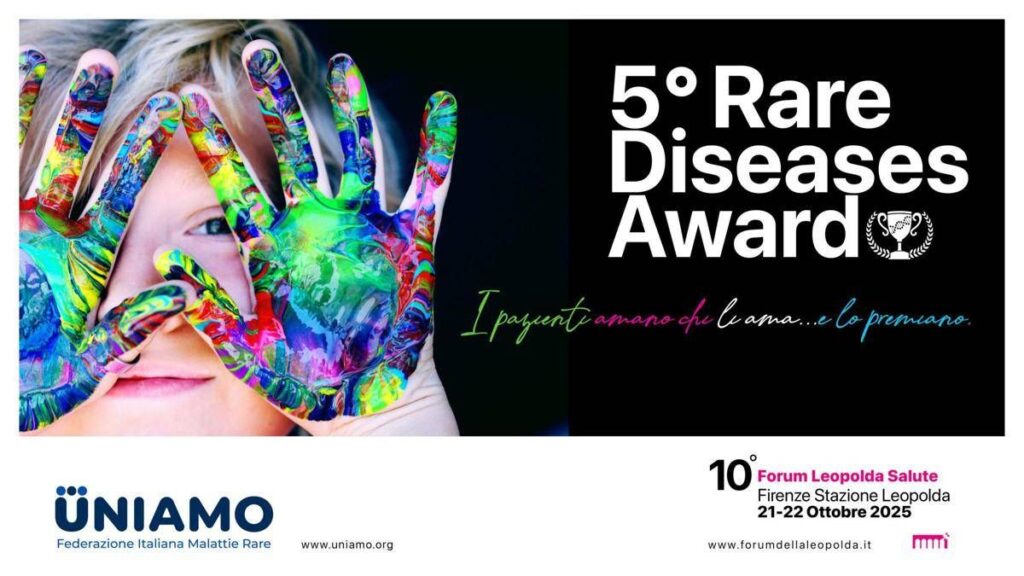 Rare Diseases Award 2025, al via candidature premio promosso da Uniamo