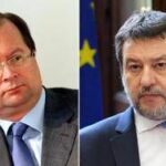 Salvini: “Saluto ad ambasciatore russo? Preferisco stretta di mano a sguardo rabbioso”. Opposizioni all’attacco