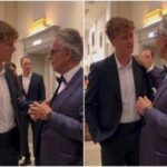 Sinner presenta la sua Fondazione e incontra… Bocelli