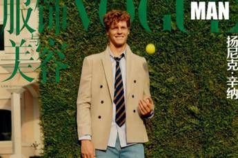 Sinner tra tennis e moda, si prende la copertina di Vogue Cina