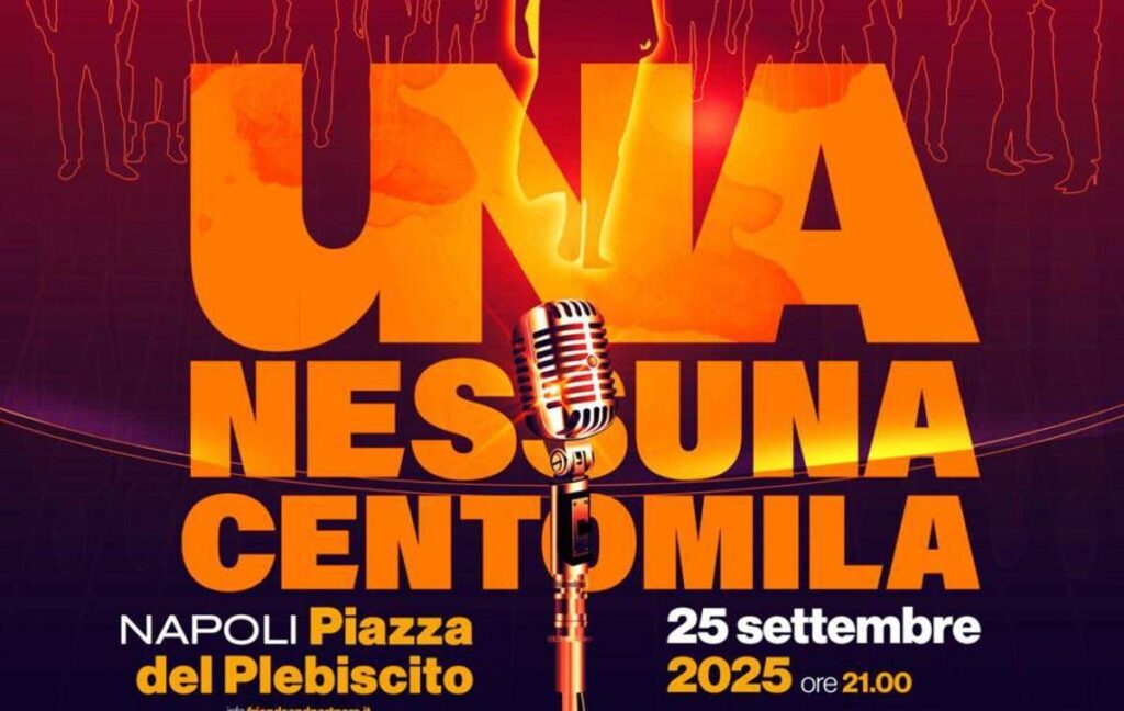 ‘Una nessuna centomila’ stasera a Napoli, gli ospiti dell’evento contro la violenza sulle donne