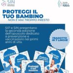 Vaccini, da pediatri e neonatologi opuscolo per genitori ‘Proteggi il tuo bambino’