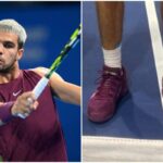 Alcaraz ancora infortunato? La fasciatura ‘sospetta’ al Six Kings Slam