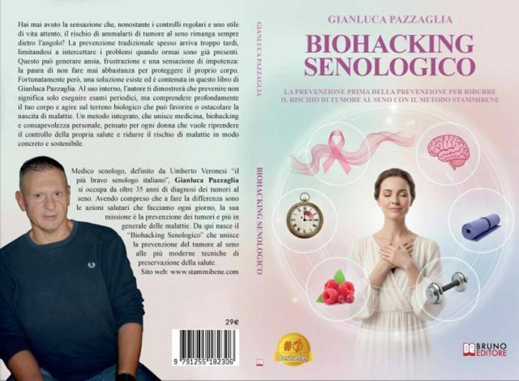 COMUNICATO STAMPA SPONSORIZZATO – Gianluca Pazzaglia, Biohacking Senologico: il Bestseller su come prevenire il tumore al seno con il metodo Stammibene