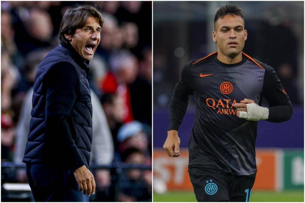 Conte gli dice qualcosa, Lautaro Martinez reagisce: rissa sfiorata in Napoli-Inter