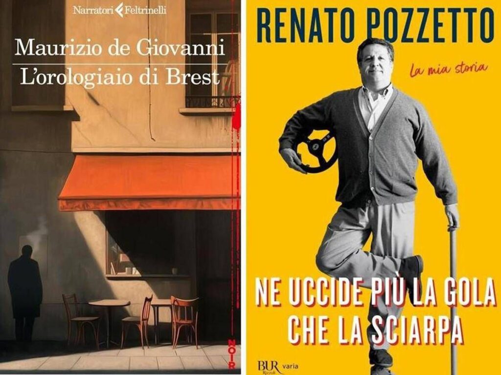 Dall”orologiaio’ di Maurizio de Giovanni all’autobiografia di Renato Pozzetto, le novità in libreria