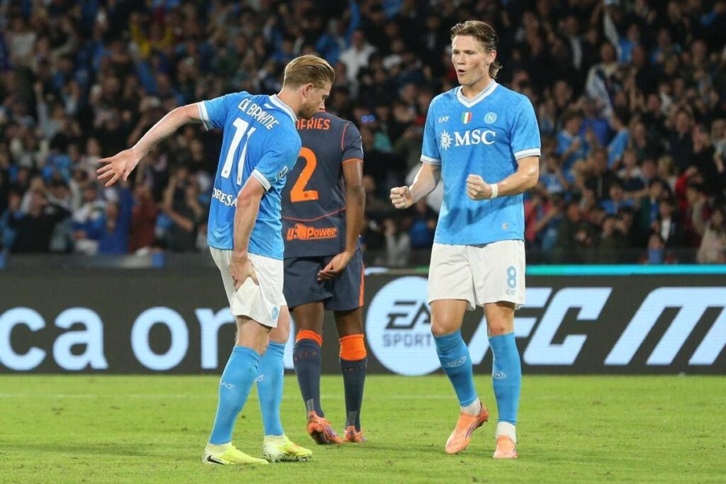 De Bruyne segna ma si fa male: cos’è successo in Napoli-Inter