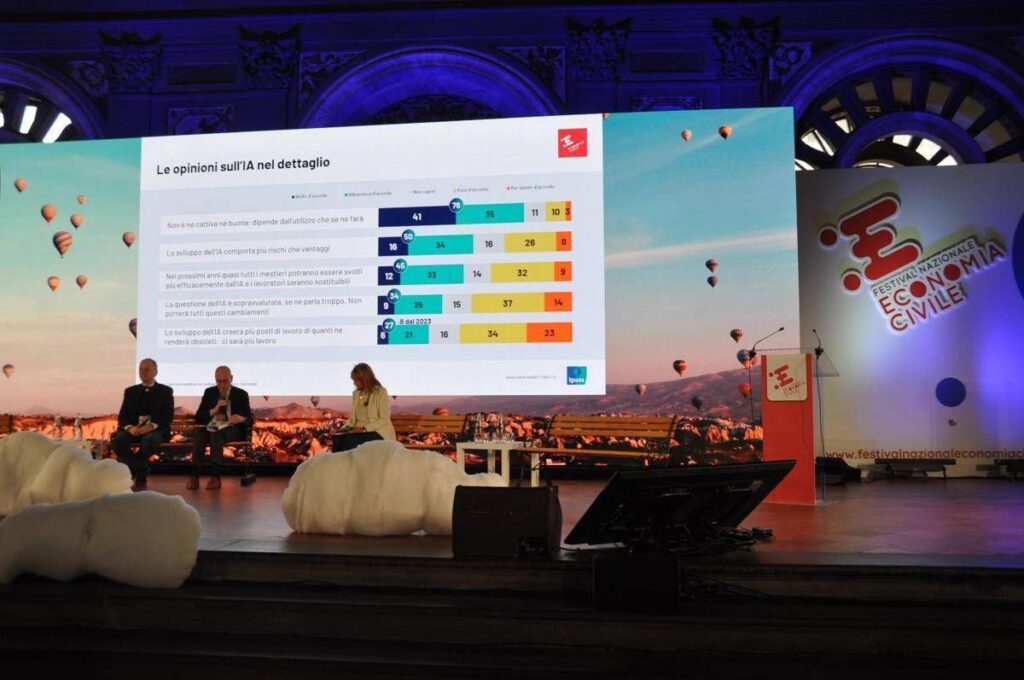 Festival Nazionale dell’Economia Civile, presentata la ricerca nazionale “Democrazia Aumentata. AI, Intelligenza relazionale e nuove architetture del consenso”