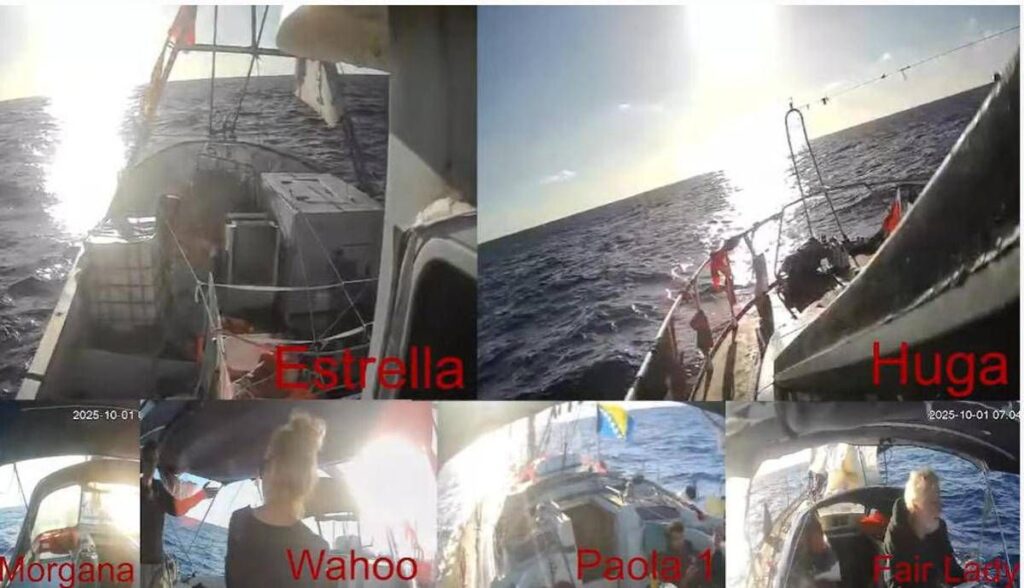 Flotilla in zona ad alto rischio: “Siamo a meno di 130 miglia nautiche da Gaza”