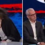 Giubilei: “Io d’accordo con Segre”. Albanese lascia In Onda: “Devo andare”