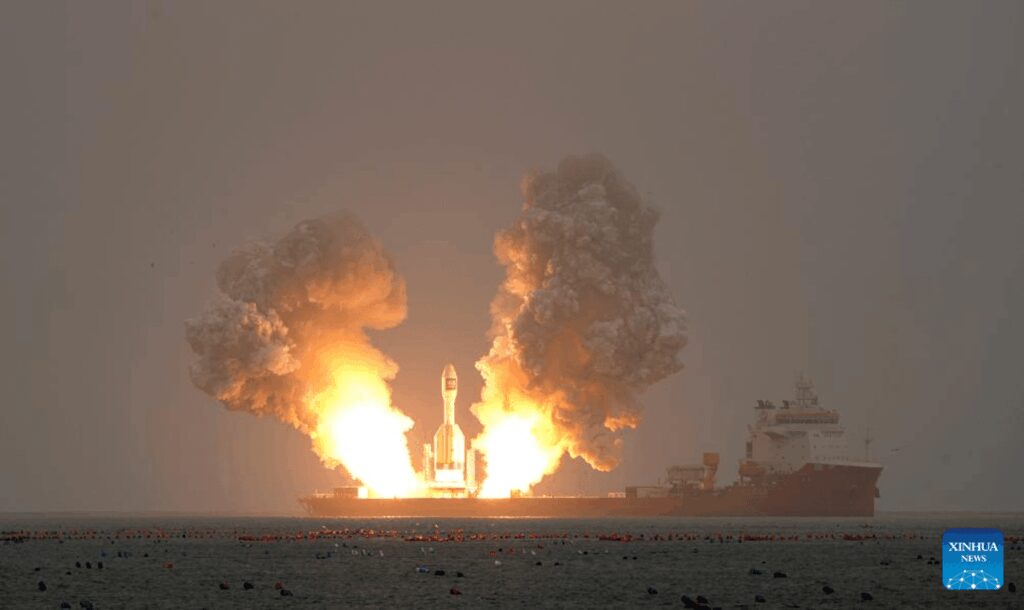 Gravity-1 Y2: il potente vettore Cinese a propellente solido lanciato dal mare