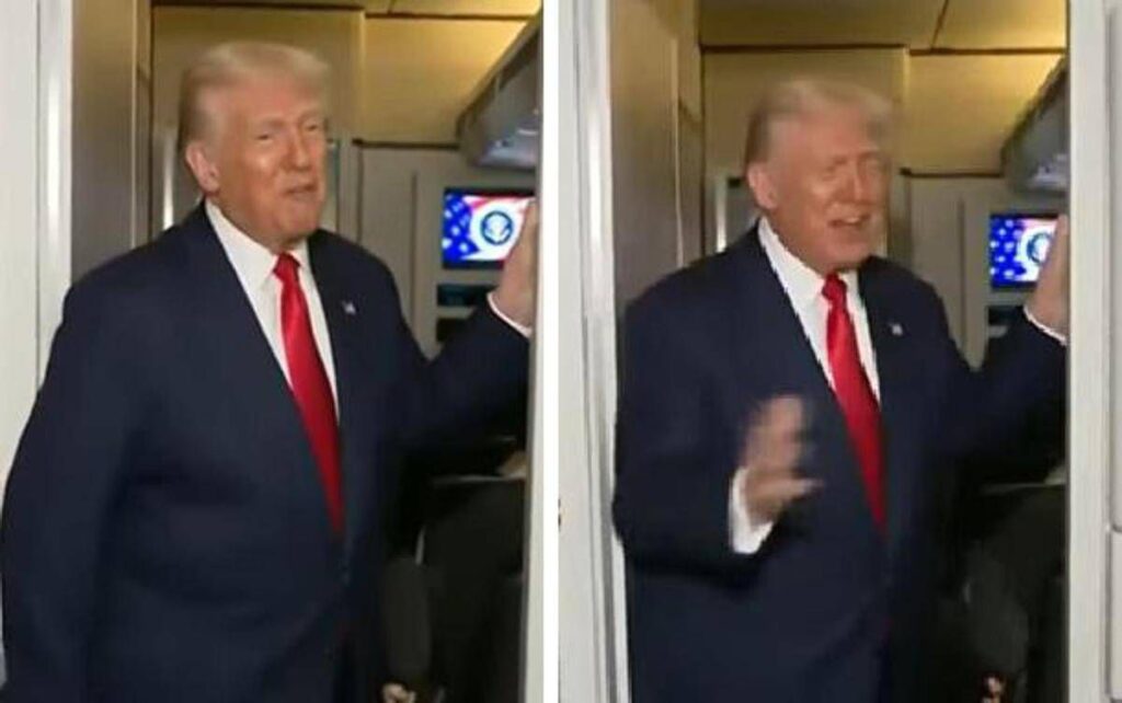 L’Air Force One ‘balla’, Trump: “Volo complicato ma non tremo”