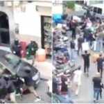 Napoli, scontri tra tifosi prima del match con lo Sporting Lisbona