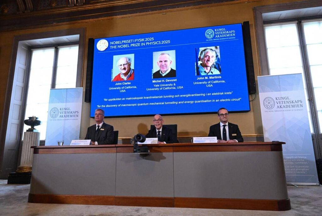 Nobel per la Fisica a Clarke, Devoret e Martinis per ricerca su meccanica quantistica