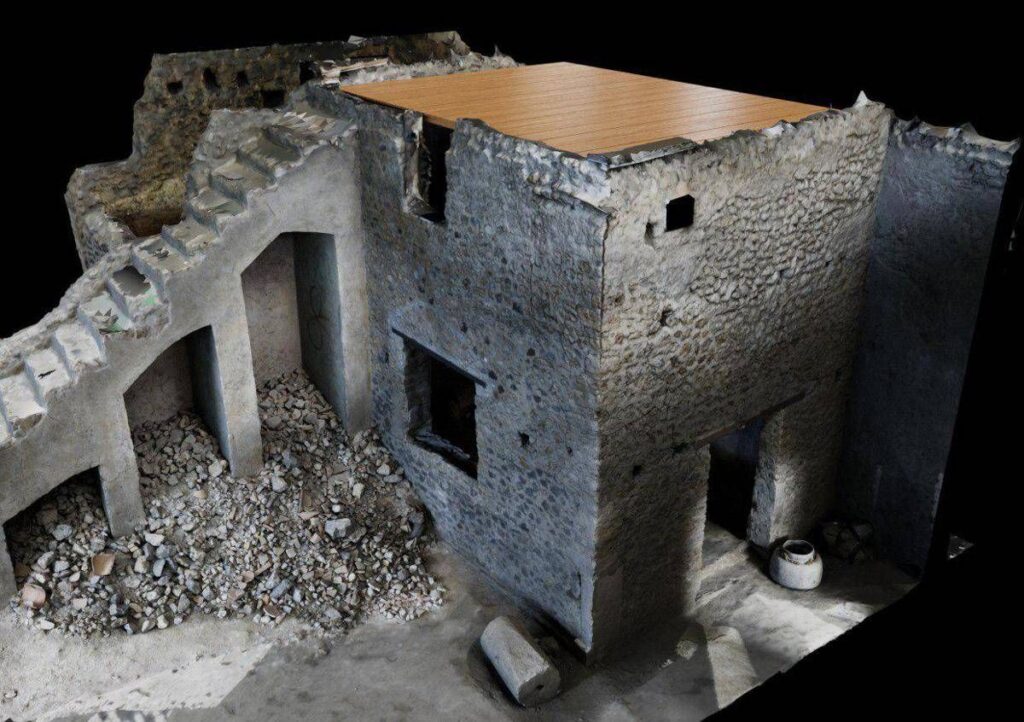 Pompei, scoperta una possibile torre in una domus