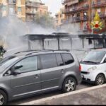 Roma, bus in fiamme: nessun passeggero ferito