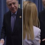 Siparietto Erdogan-Meloni: “Smetti di fumare”, “Lo so…”