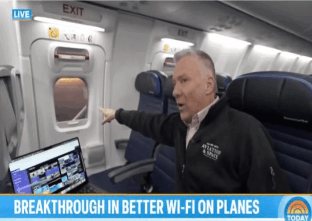 Spazio, Starlink porta la prima trasmissione Tv in diretta da un Volo Commerciale