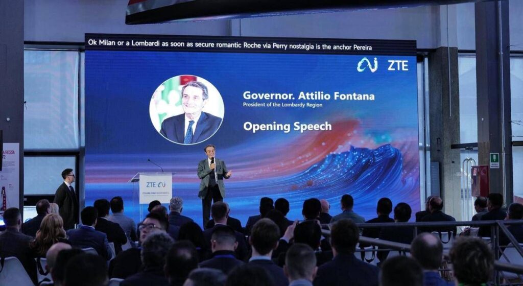 Tecnologia e territorio: il Presidente Fontana al Global Summit ZTE per la trasformazione digitale della Lombardia