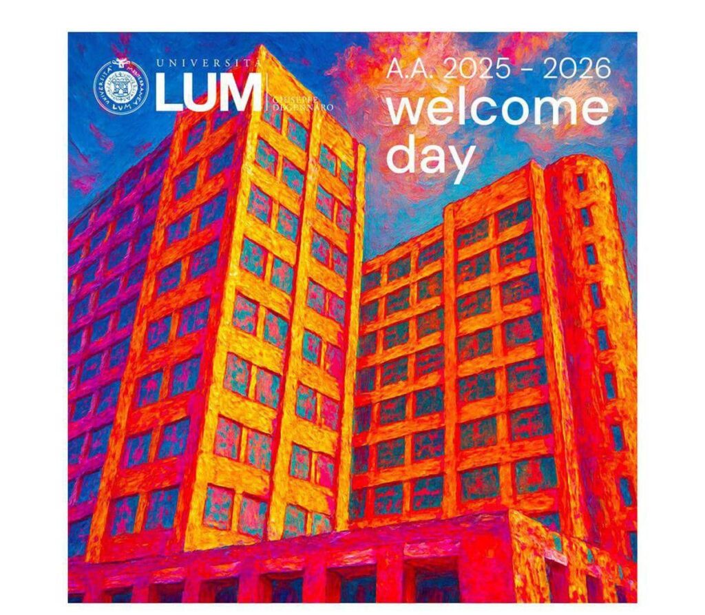 Università, un’opera murale di Luigi Loquarto per il welcome day della Lum