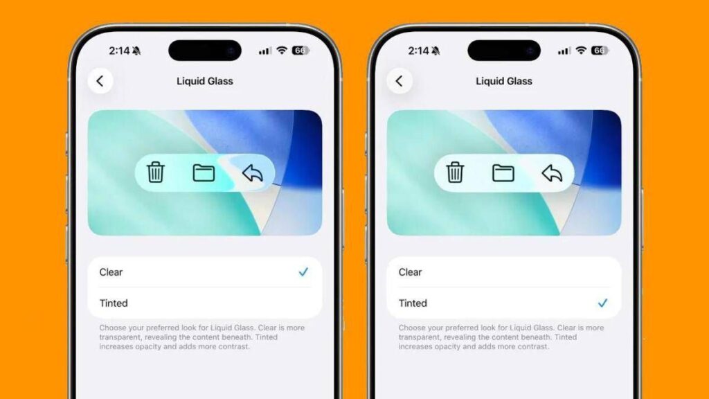 iOS 26.1, nuova opzione per rendere più “opaco” il Liquid Glass di iPhone