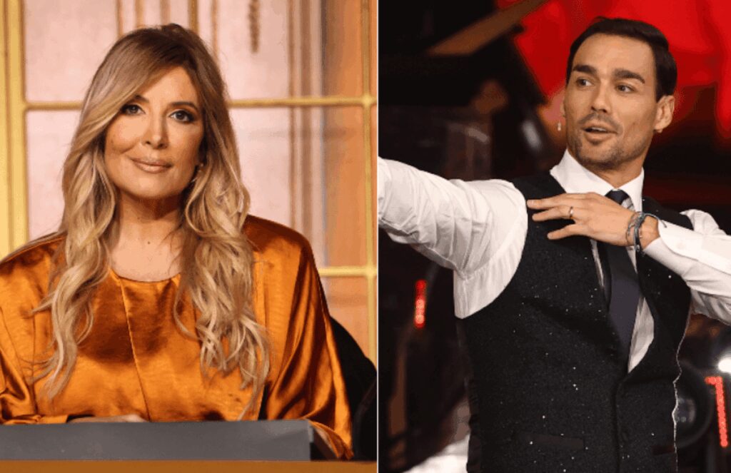 Ballando, Lucarelli stuzzica Fognini: “Cosa ne pensi del poliamore?”