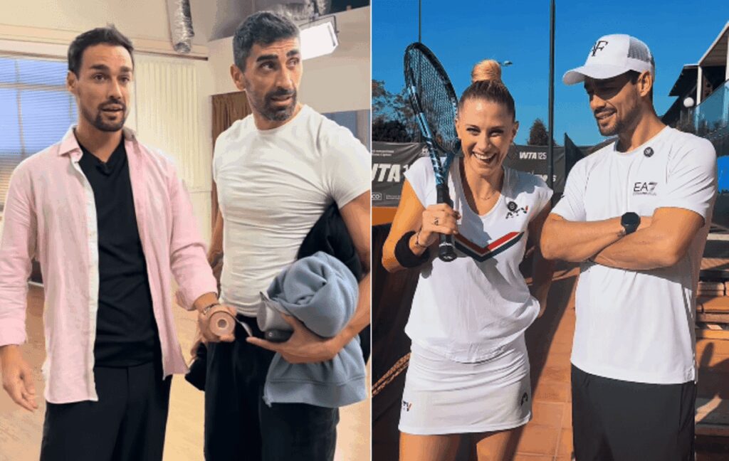 Ballando, scintille tra Fognini e Magnini dietro le quinte: “Padel o nuoto?”